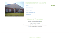 Desktop Screenshot of hamblenfamilymedicine.com