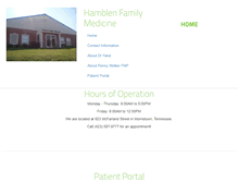 Tablet Screenshot of hamblenfamilymedicine.com